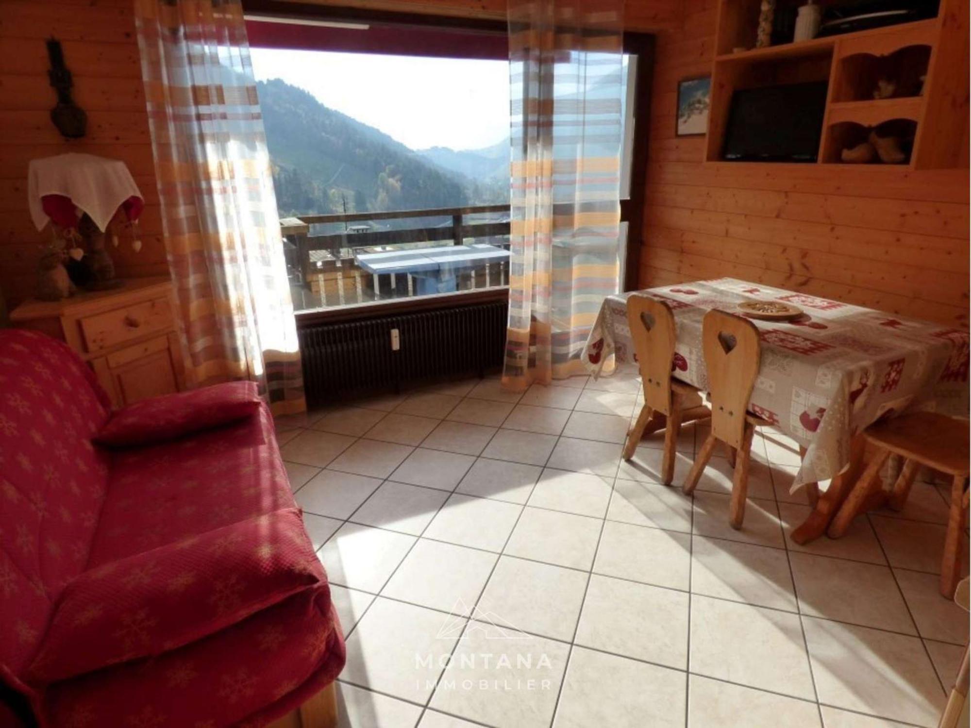 Studio Renove Avec Cabine - 26M² - 5 Pers - Balcon Expose Sud - Pres Skibus Et Remontees Mecaniques - Fr-1-458-125 Le Grand-Bornand Exterior foto